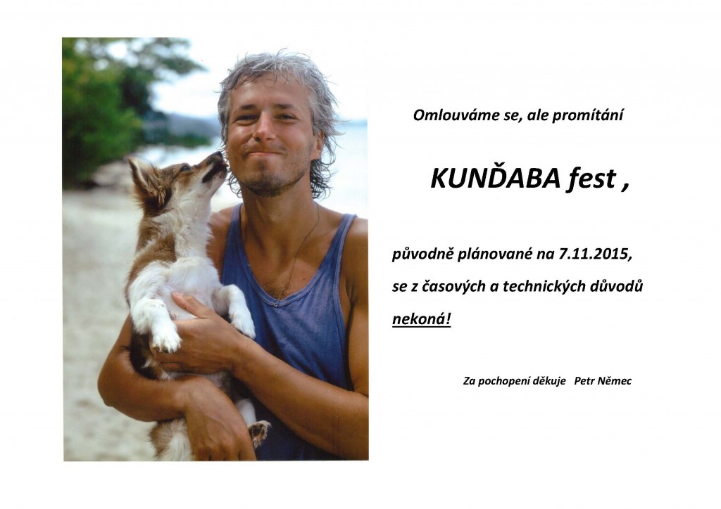 Kundaba fest - omluva